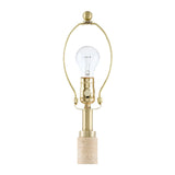 Modern European furniture - White Linen Accent Table Lamp - www.oroa.com