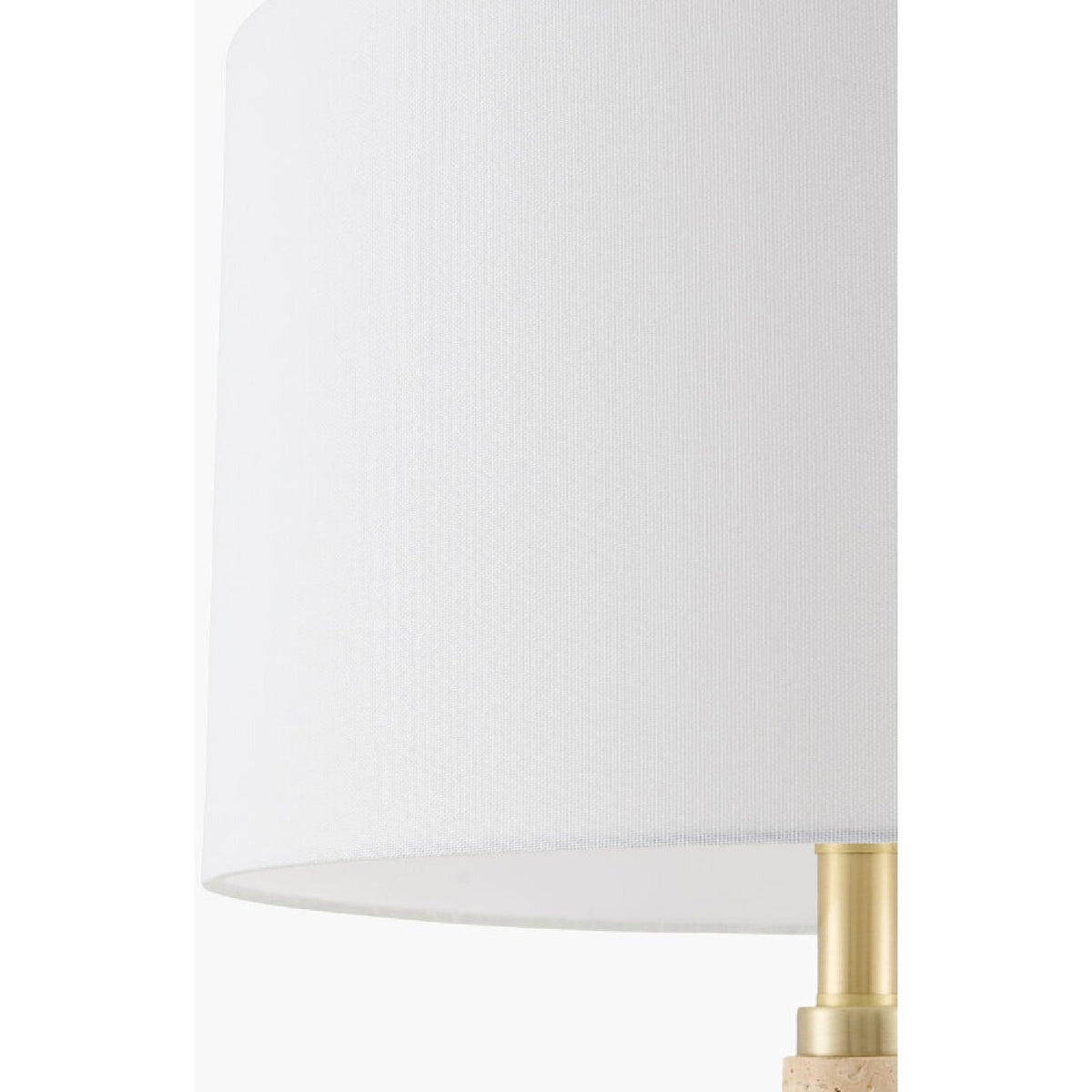 Modern European furniture - White Linen Accent Table Lamp - www.oroa.com