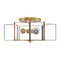 Modern European furniture - Iron-Framed Glass Ceiling Lamp - www.oroa.com