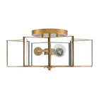 Modern European furniture - Iron-Framed Glass Ceiling Lamp - www.oroa.com