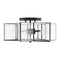 Modern European furniture - Iron-Framed Glass Ceiling Lamp - www.oroa.com