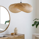 Modern European furniture - Braided Bamboo Pendant Lamp - www.oroa.com