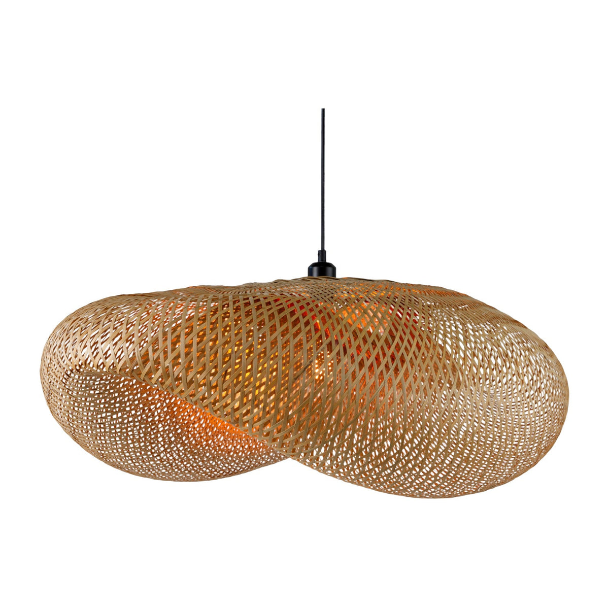 Modern European furniture - Braided Bamboo Pendant Lamp - www.oroa.com