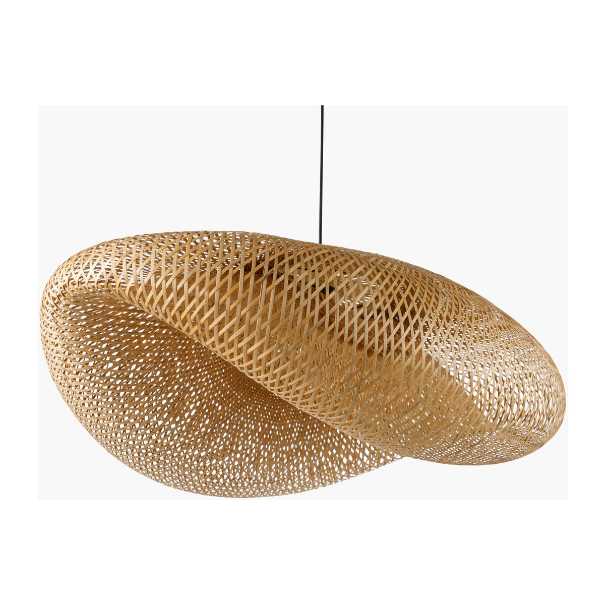 Modern European furniture - Braided Bamboo Pendant Lamp - www.oroa.com
