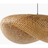 Modern European furniture - Braided Bamboo Pendant Lamp - www.oroa.com