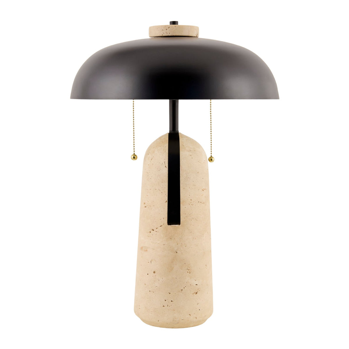 Modern European furniture - Black Brass Accent Table Lamp - www.oroa.com