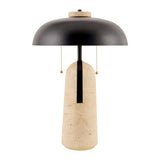 Modern European furniture - Black Brass Accent Table Lamp - www.oroa.com