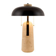 Modern European furniture - Black Brass Accent Table Lamp - www.oroa.com