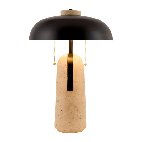 Modern European furniture - Black Brass Accent Table Lamp - www.oroa.com