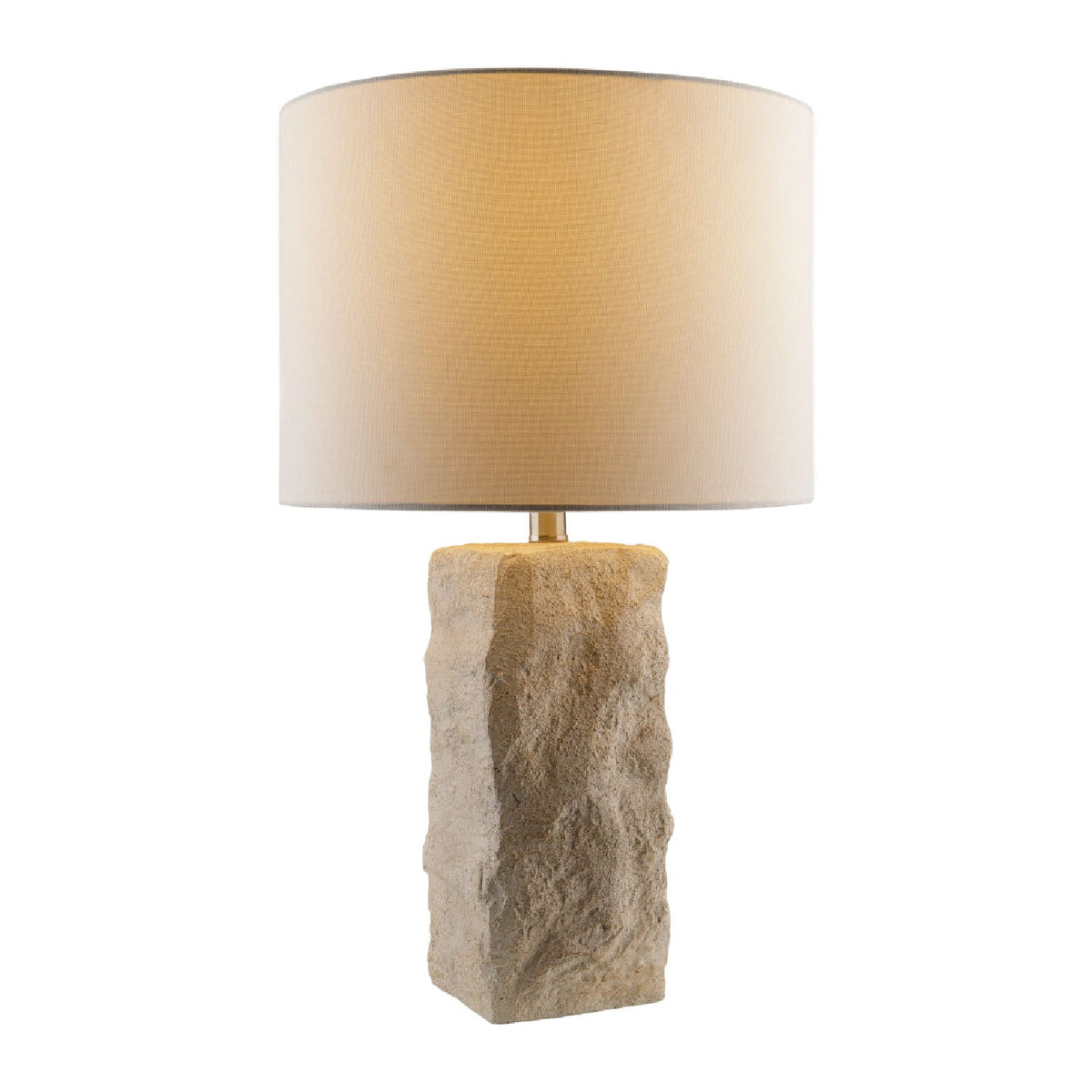 Modern European furniture - White Organic Textured Table Lamp - www.oroa.com