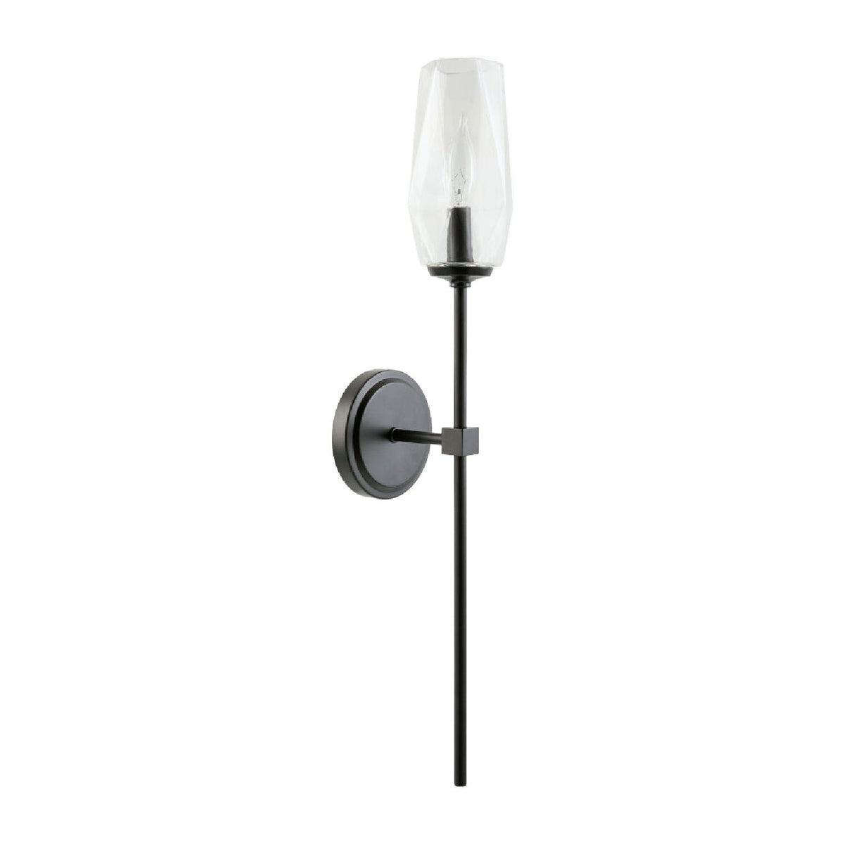Modern European furniture - Clear Glass Shade Wall Lamp - www.oroa.com