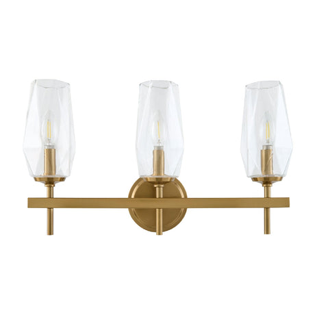 Modern European furniture - Faceted Clear Glass Wall Lamp - www.oroa.com