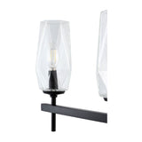 Modern European furniture - Faceted Clear Glass Wall Lamp - www.oroa.com