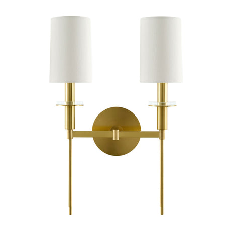 Modern European furniture - White Dual-Shade Wall Lamp - www.oroa.com