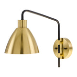Modern European furniture - Gold Shade Wall Lamp - www.oroa.com