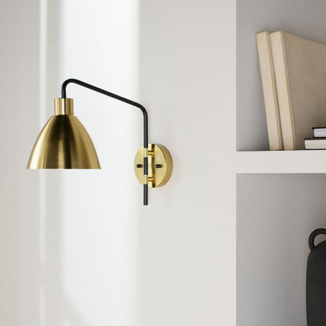 Modern European furniture - Gold Shade Wall Lamp - www.oroa.com