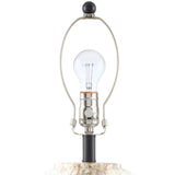 Modern European furniture - Glazed Brown Ceramic Table Lamp - www.oroa.com