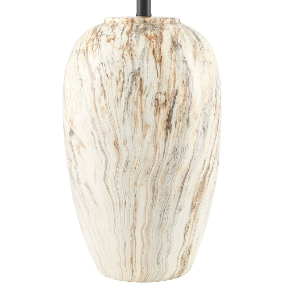 Modern European furniture - Glazed Brown Ceramic Table Lamp - www.oroa.com