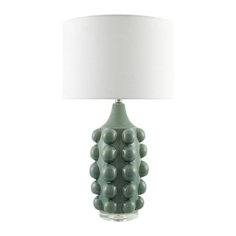 Modern European furniture - Embellished Green Ceramic Table Lamp - www.oroa.com