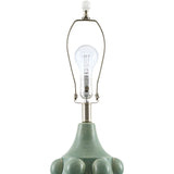 Modern European furniture - Embellished Green Ceramic Table Lamp - www.oroa.com