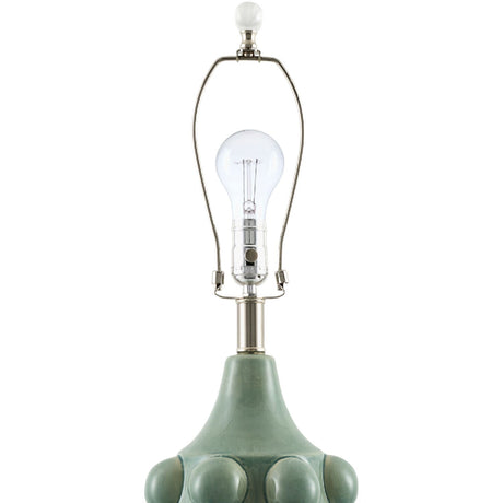 Modern European furniture - Embellished Green Ceramic Table Lamp - www.oroa.com