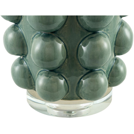 Modern European furniture - Embellished Green Ceramic Table Lamp - www.oroa.com