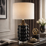 Modern European furniture - Embellished Green Ceramic Table Lamp - www.oroa.com
