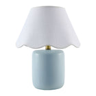 Modern European furniture - Scalloped Seagrass Ceramic Table Lamp - www.oroa.com