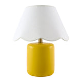 Modern European furniture - Scalloped Seagrass Ceramic Table Lamp - www.oroa.com