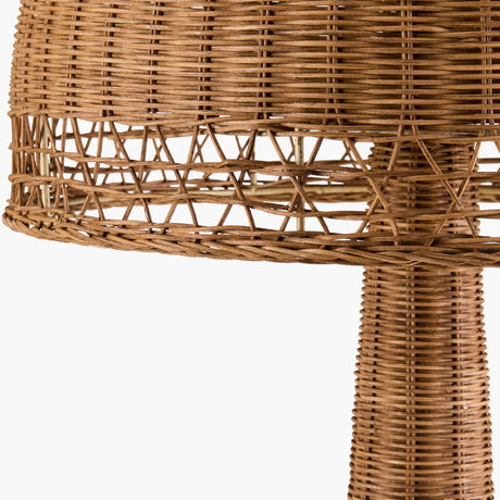 Modern European furniture - Rattan Dome Accent Floor Lamp - www.oroa.com