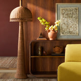 Modern European furniture - Rattan Dome Accent Floor Lamp - www.oroa.com