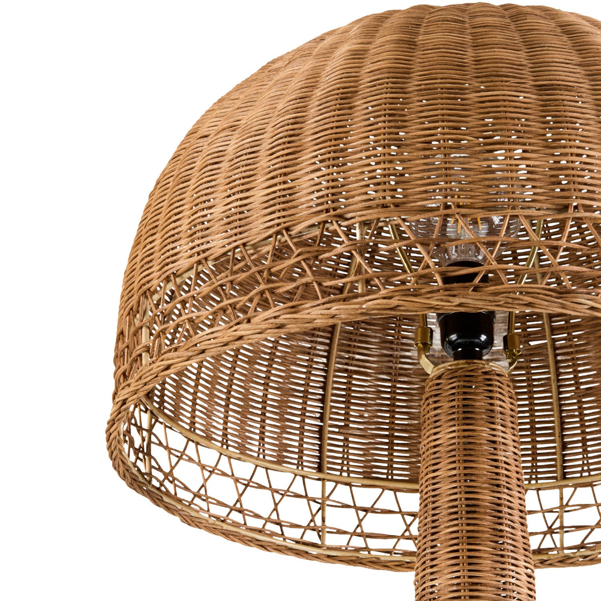Modern European furniture - Rattan Dome Accent Floor Lamp - www.oroa.com