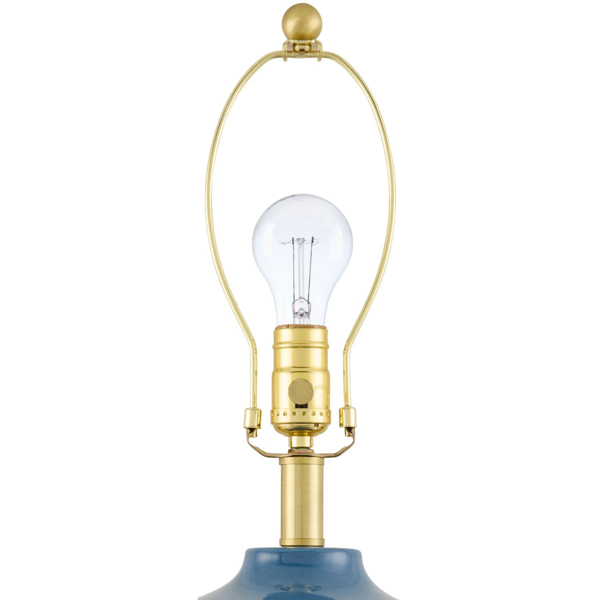 Modern European furniture - Blue Ceramic Accent Table Lamp - www.oroa.com