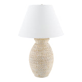 Modern European furniture - Painted Rattan Accent Table Lamp - www.oroa.com
