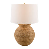 Modern European furniture - Natural Rattan Base Table Lamp - www.oroa.com