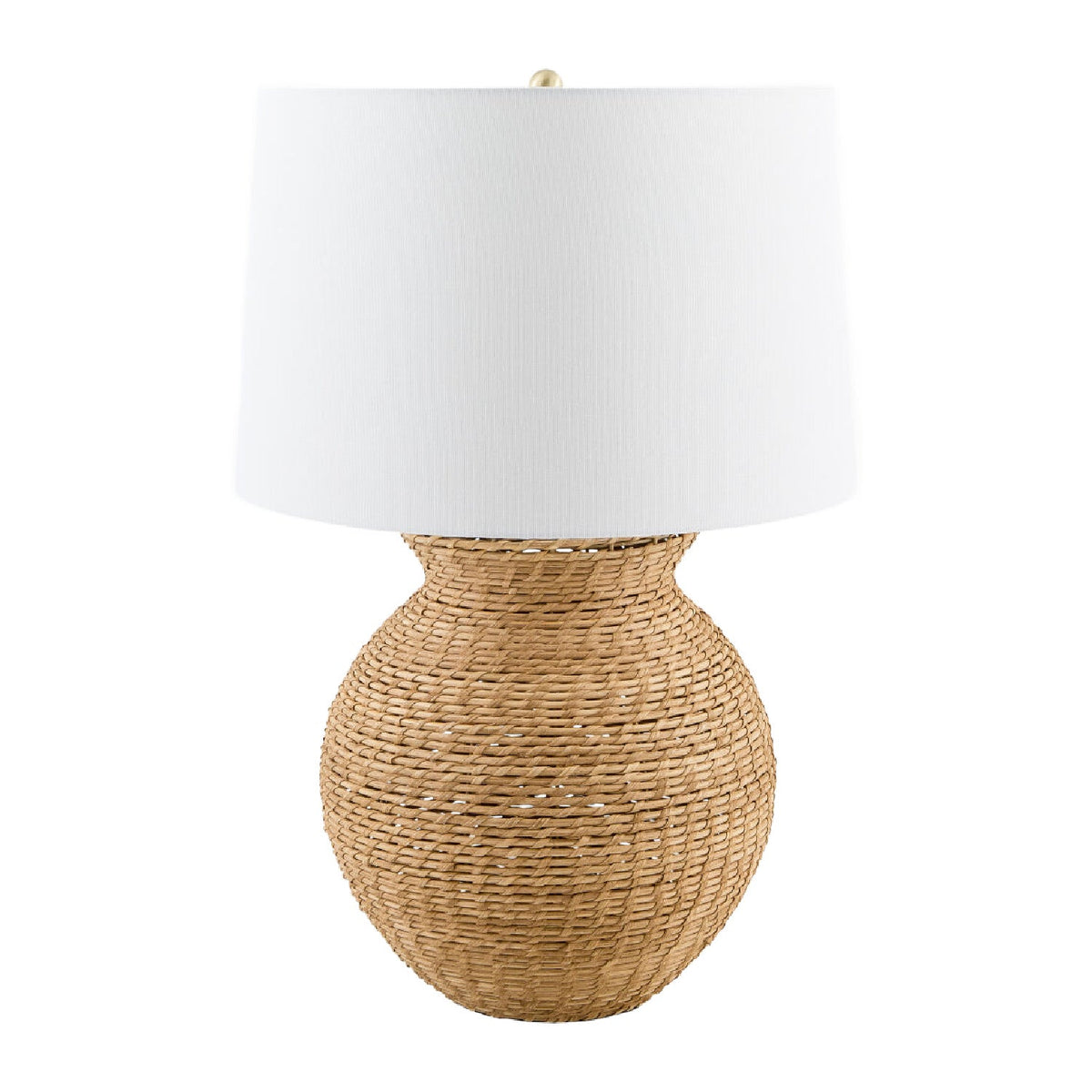 Modern European furniture - Natural Rattan Base Table Lamp - www.oroa.com
