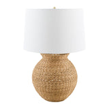 Modern European furniture - Natural Rattan Base Table Lamp - www.oroa.com