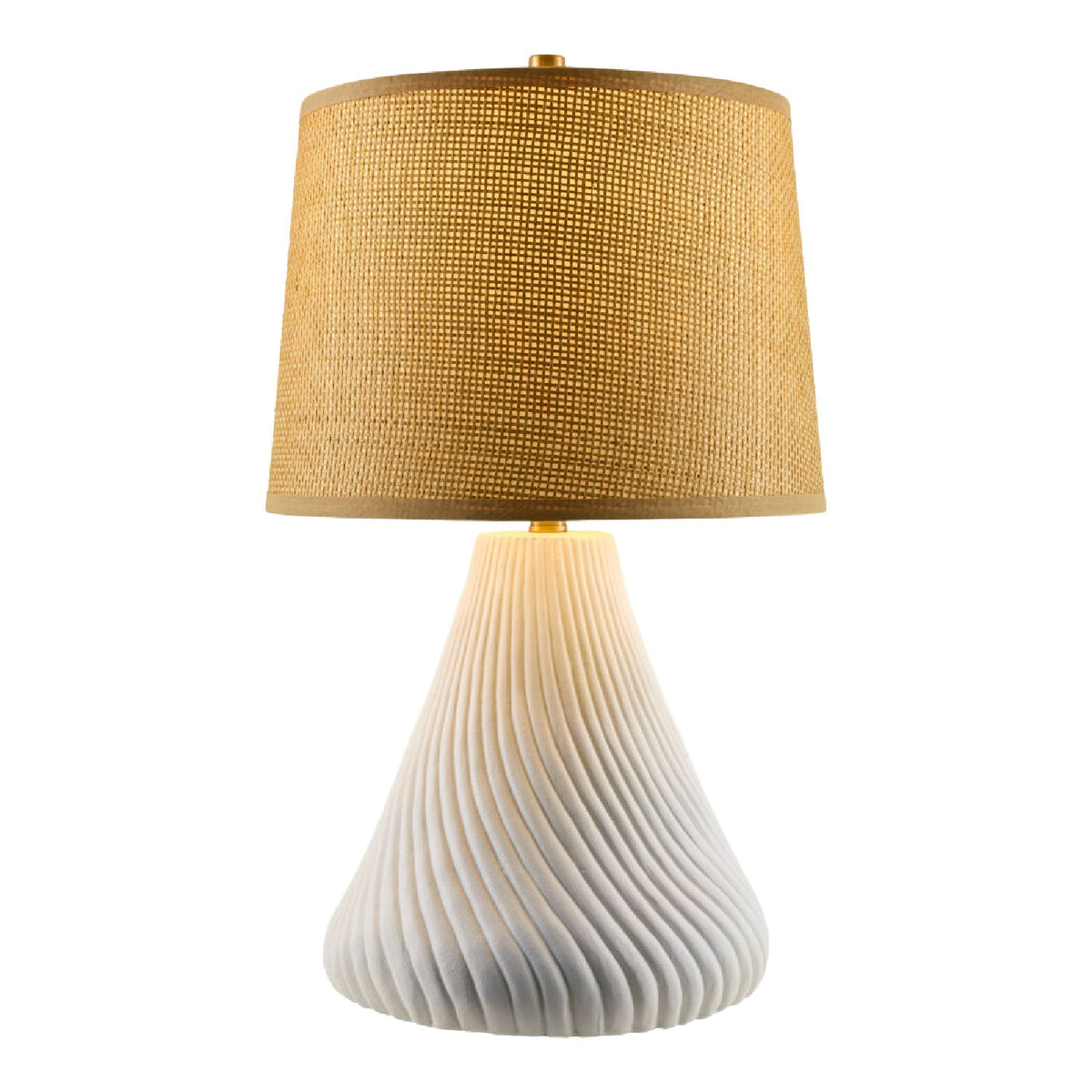 Modern European furniture - Brown Rattan Shade Table Lamp - www.oroa.com