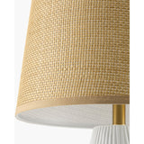 Modern European furniture - Brown Rattan Shade Table Lamp - www.oroa.com