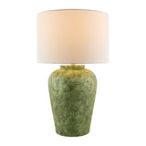 Modern European furniture - Green Ceramic Table Lamp - www.oroa.com