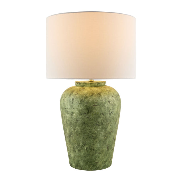 Modern European furniture - Green Ceramic Table Lamp - www.oroa.com
