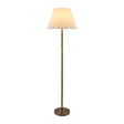 Modern European furniture - White Scalloped Linen Floor Lamp - www.oroa.com