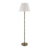 Modern European furniture - White Scalloped Linen Floor Lamp - www.oroa.com