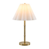 Modern European furniture - White Scalloped Linen Table Lamp - www.oroa.com