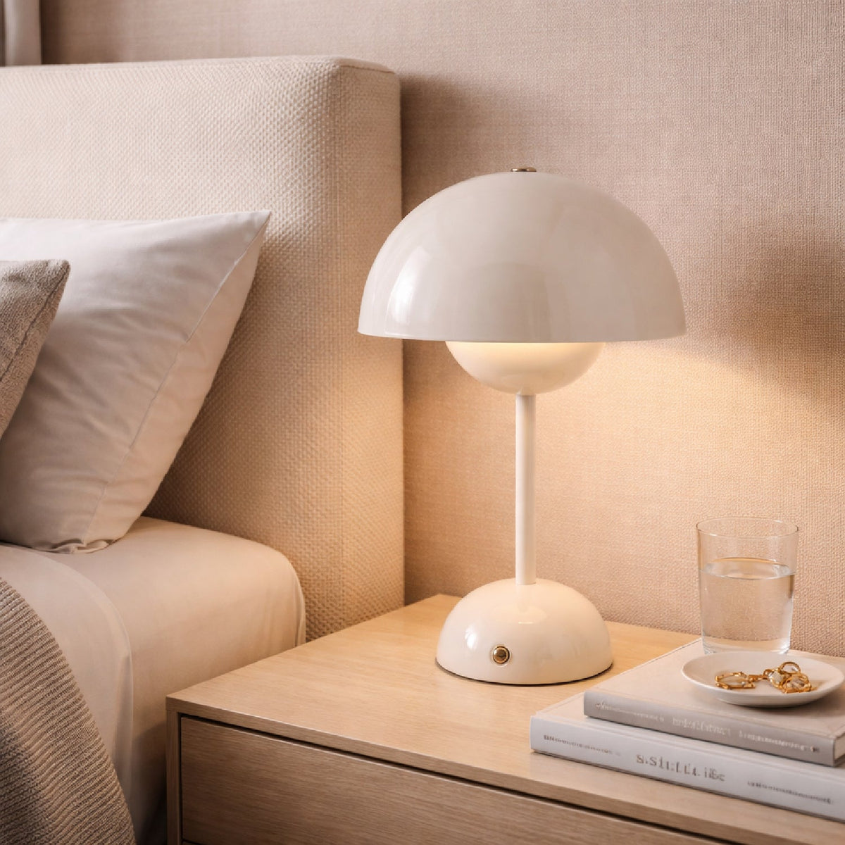 Modern European furniture - Painted Metal Dome Table Lamp - www.oroa.com