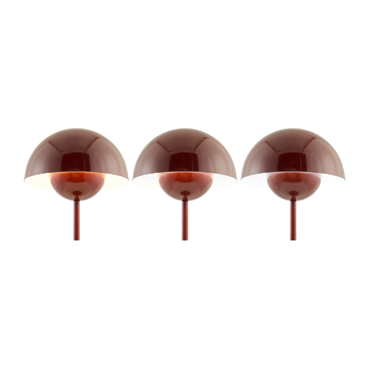 Modern European furniture - Painted Metal Dome Table Lamp - www.oroa.com
