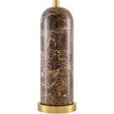 Modern European furniture - Brushed Marble Linen Table Lamp - www.oroa.com