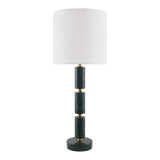 Modern European furniture - Stacked Marble Tube Table Lamp - www.oroa.com