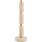 Modern European furniture - Stacked Marble Tube Table Lamp - www.oroa.com
