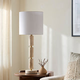 Modern European furniture - Stacked Marble Tube Table Lamp - www.oroa.com